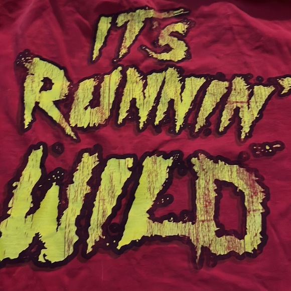 Vintage Hulk Hogan Hulkamania it's coming for you Red Tshirt sz Large - Picture 8 of 11